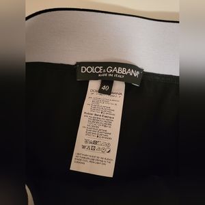 Dolce gabbana jersey leggings with branded elastic